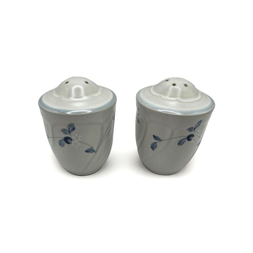 Noritake Strawberry Delight Salt & Pepper Shaker Set Stoneware EC
